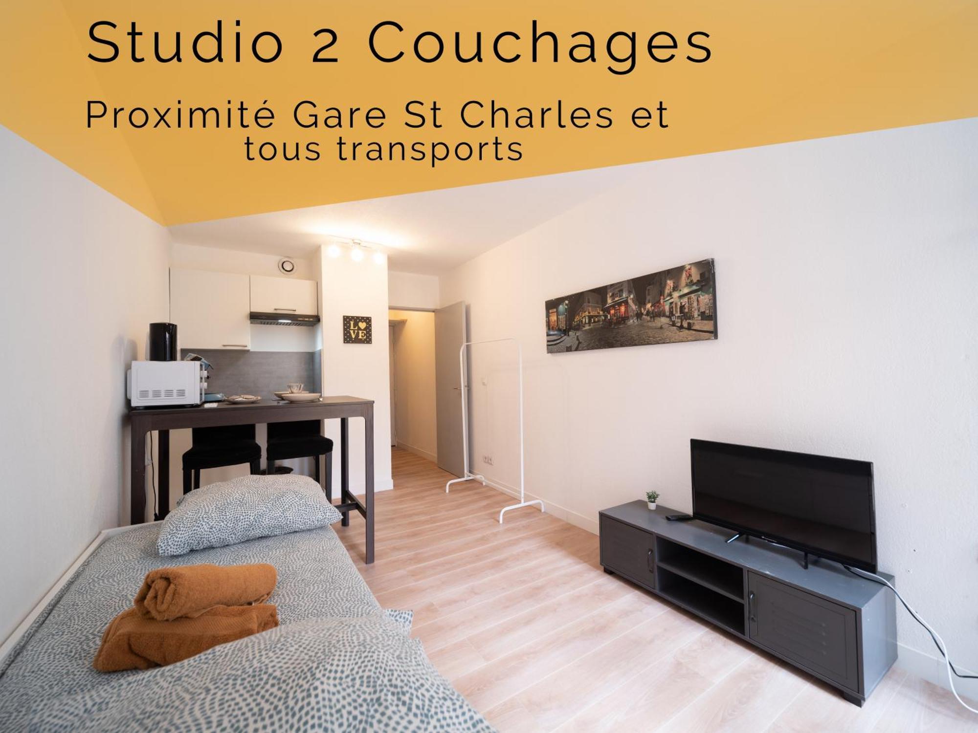 Appartement Tout Equipe A 6 Minutes De La Gare St Charles Марсилия Екстериор снимка