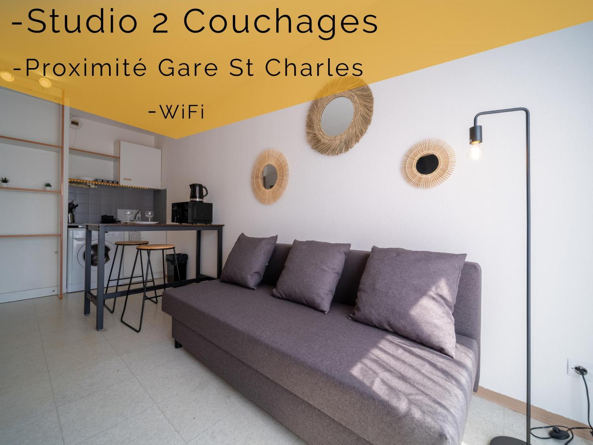 Appartement Tout Equipe A 6 Minutes De La Gare St Charles Марсилия Екстериор снимка