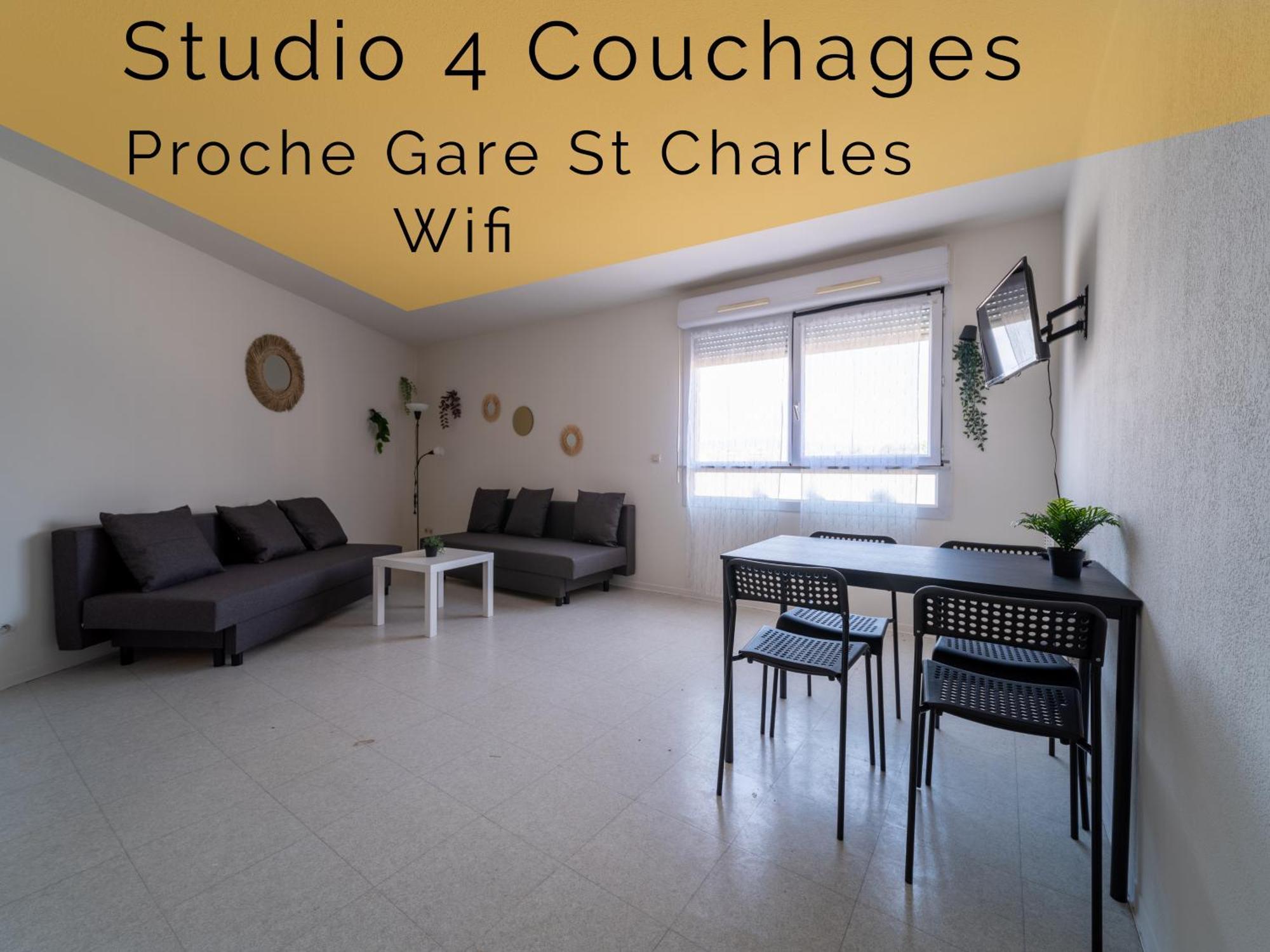 Appartement Tout Equipe A 6 Minutes De La Gare St Charles Марсилия Екстериор снимка